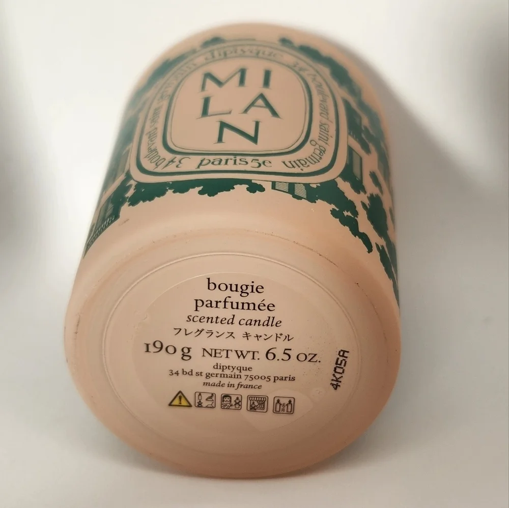 Empty Diptyque Milan City Candle holder 6.5 oz size